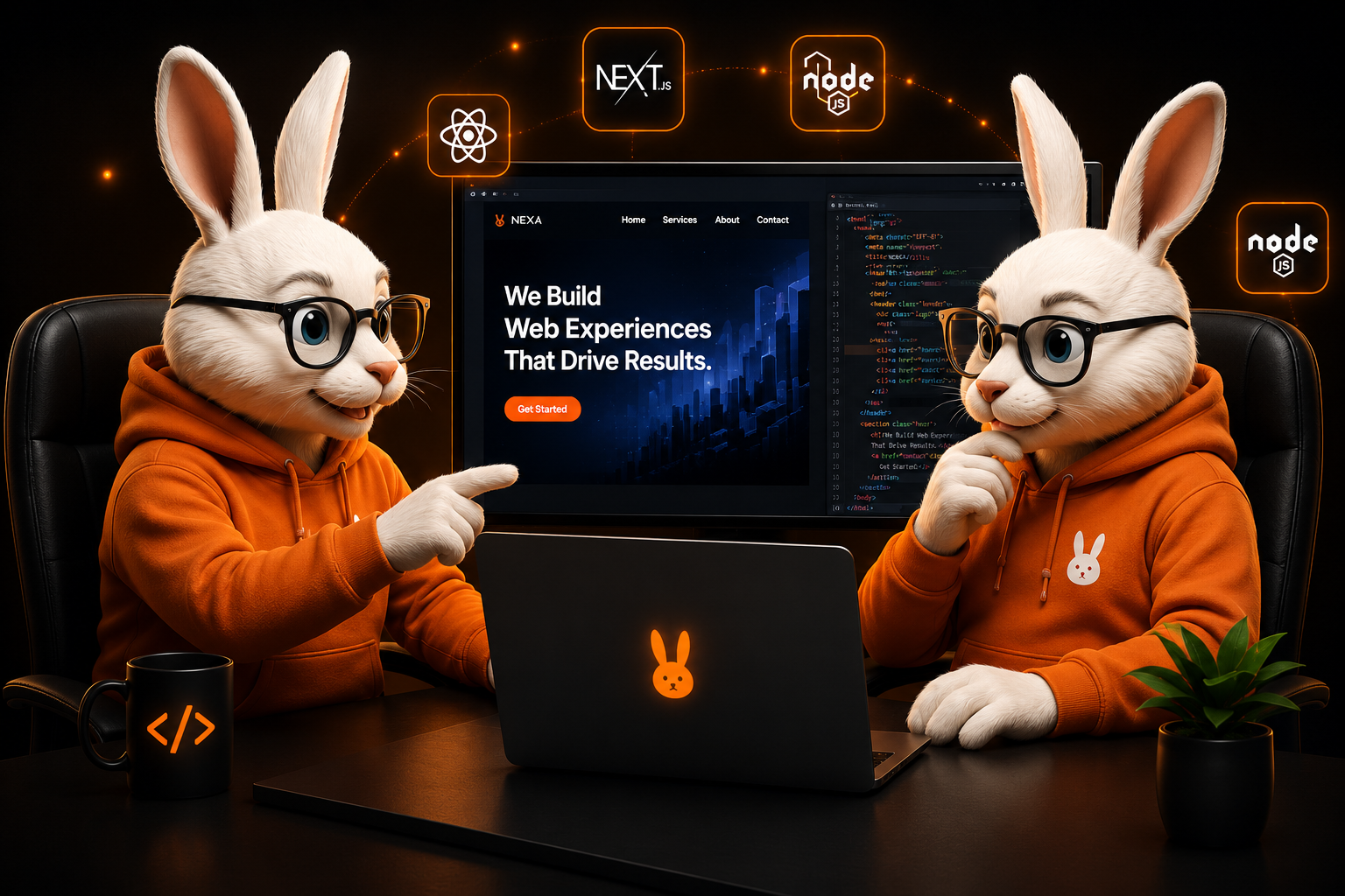 LazyRabbit team building modern websites